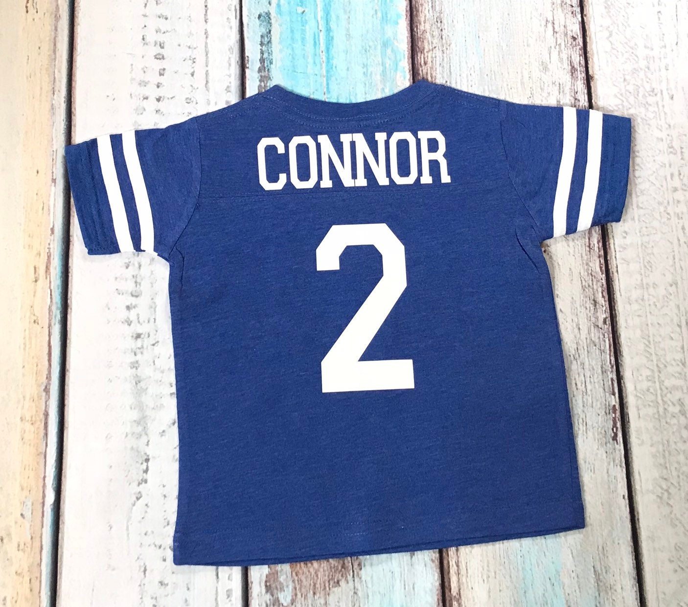 2nd Birthday Soccer Shirt - Purple Elephant MS