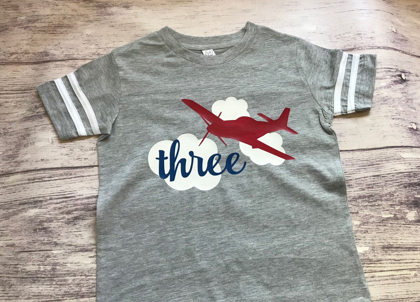 3rd birthday shirt, Airplane birthday shirt, Vintage Airplane birthday, airplane shirt, airplane party - Purple Elephant MS