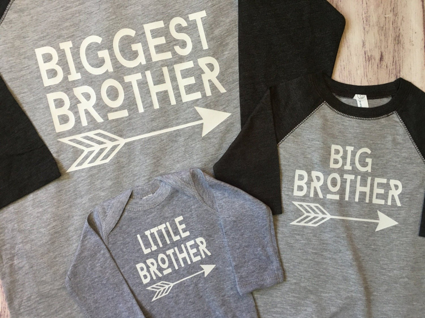 Biggest Big and Little Brother shirt - Purple Elephant MS