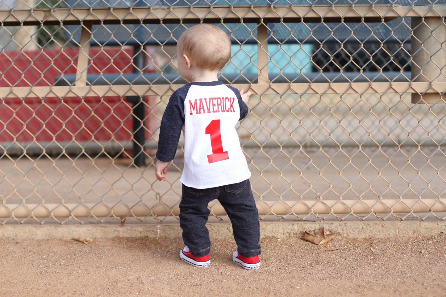 Boys Baseball 1st Birthday shirt - Purple Elephant MS