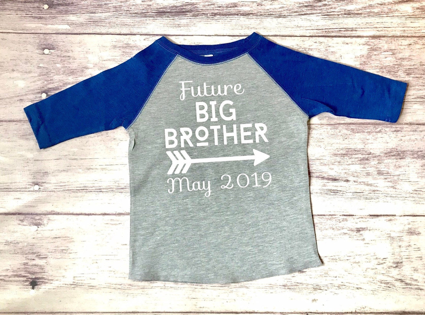Future big brother shirt, 2nd Pregnancy Announce, Big Brother Gift - Purple Elephant MS