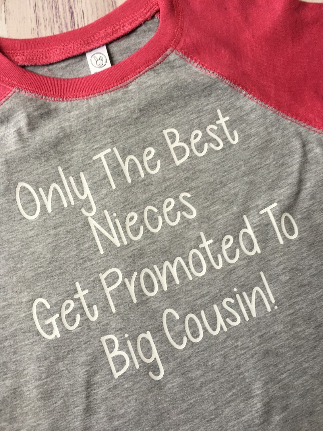 Only the Best Nieces Get Promoted to Big Cousin Shirt, Big Cousin to Be Shirt, Pregnancy Announcement to Family