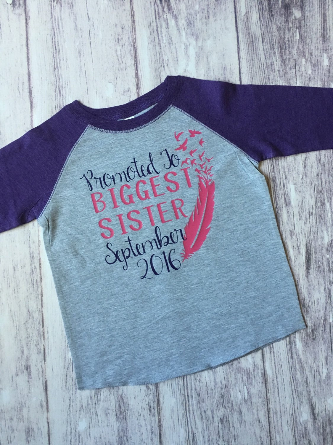 Promoted to Biggest Sister Shirt, Big Sister Again, Pregnancy Announcement Shirt
