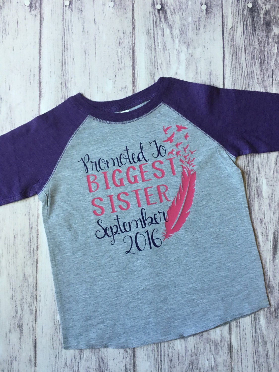 Promoted to Biggest Sister Shirt, Big Sister Again, Pregnancy Announcement Shirt