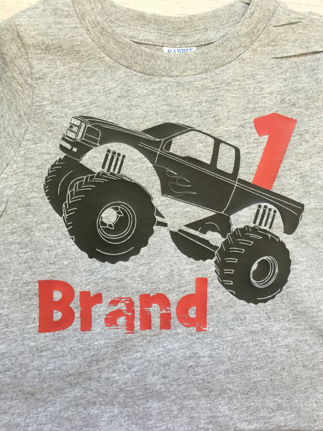1st Birthday Monster Truck Shirt, Truck Party Shirt, First Birthday Tee