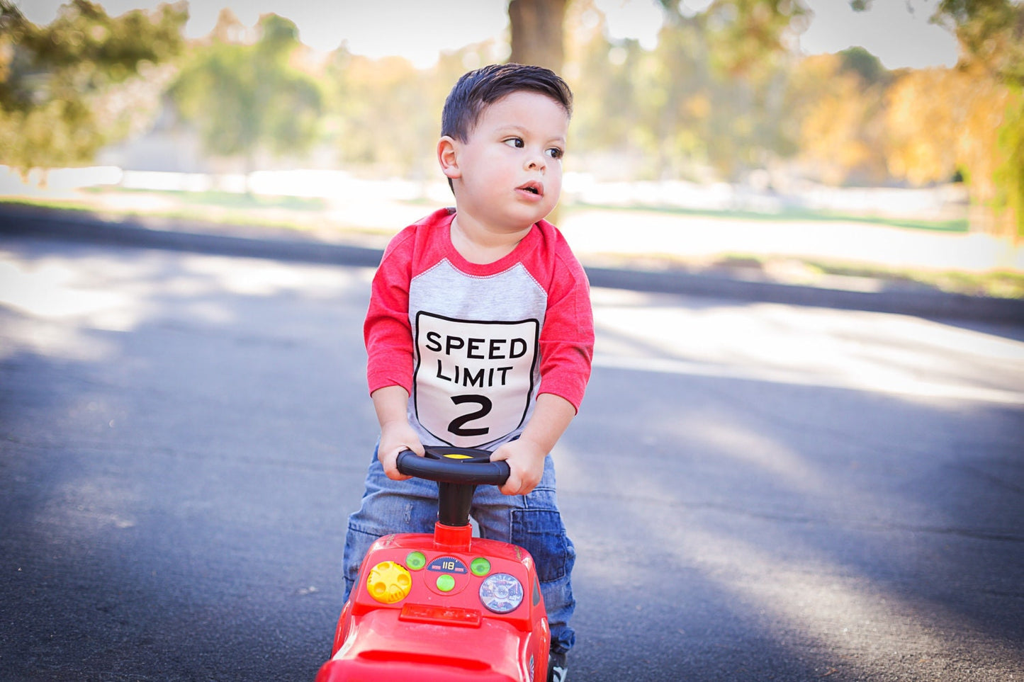 Toddler Car Party Shirt for Two Year Old Birthday Celebration