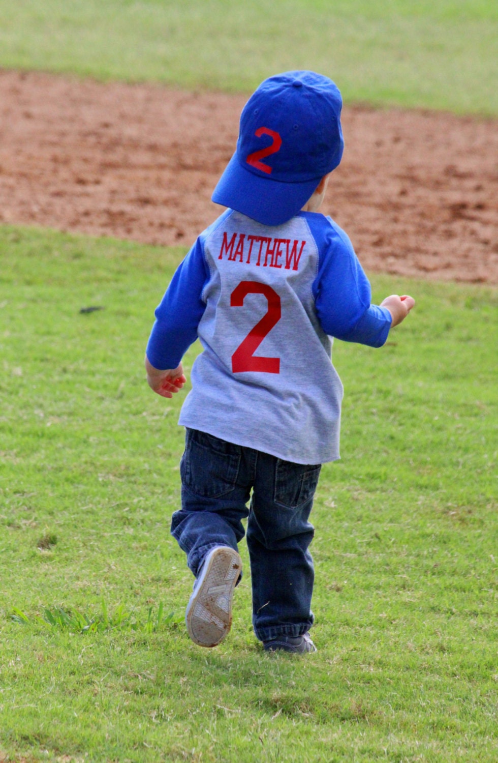 2nd Birthday Baseball Shirt, Two Tee, Two Year Old Party Outfit, Toddler Birthday Gift