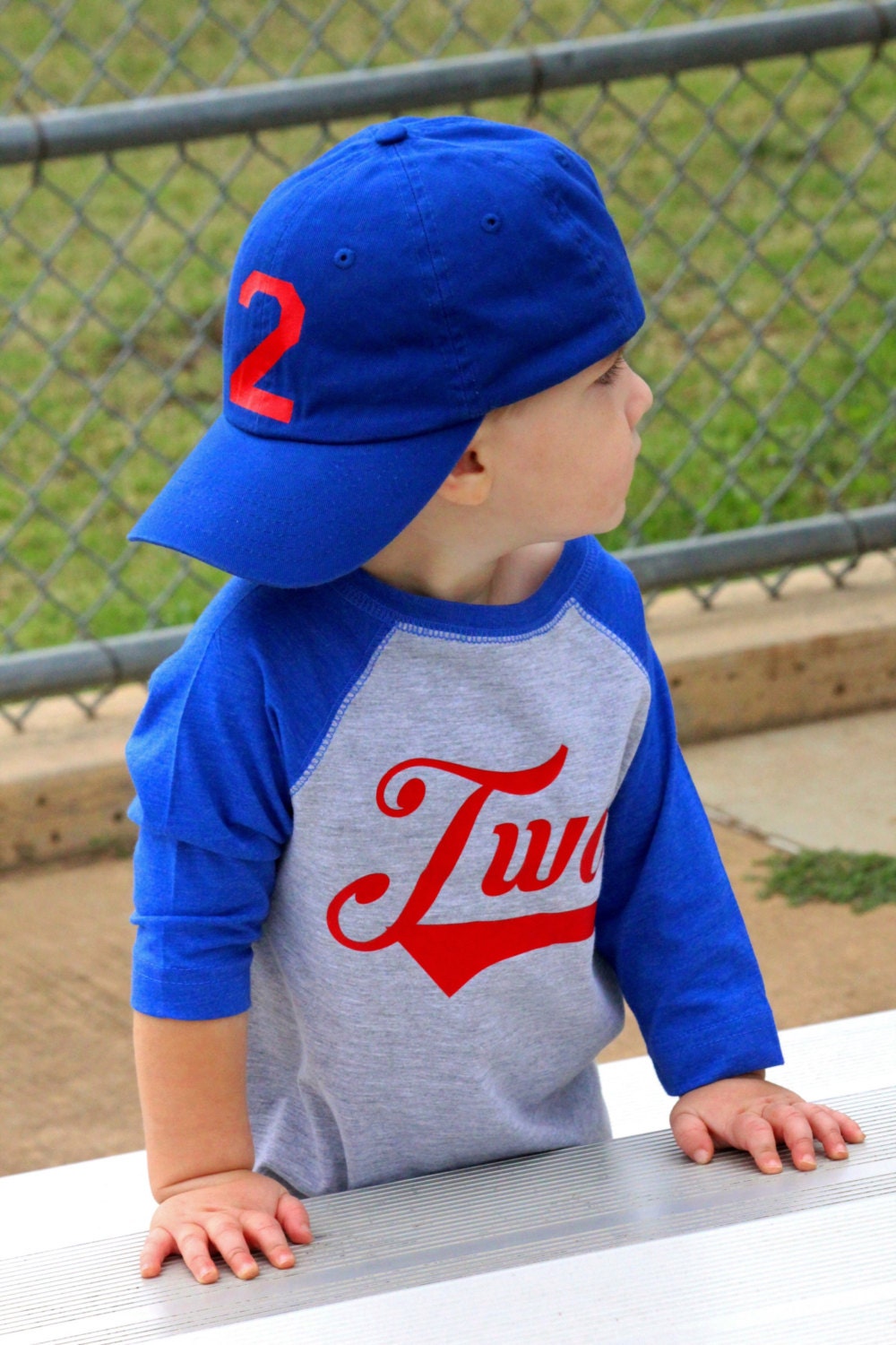 2nd Birthday Baseball Shirt, Two Tee, Two Year Old Party Outfit, Toddler Birthday Gift