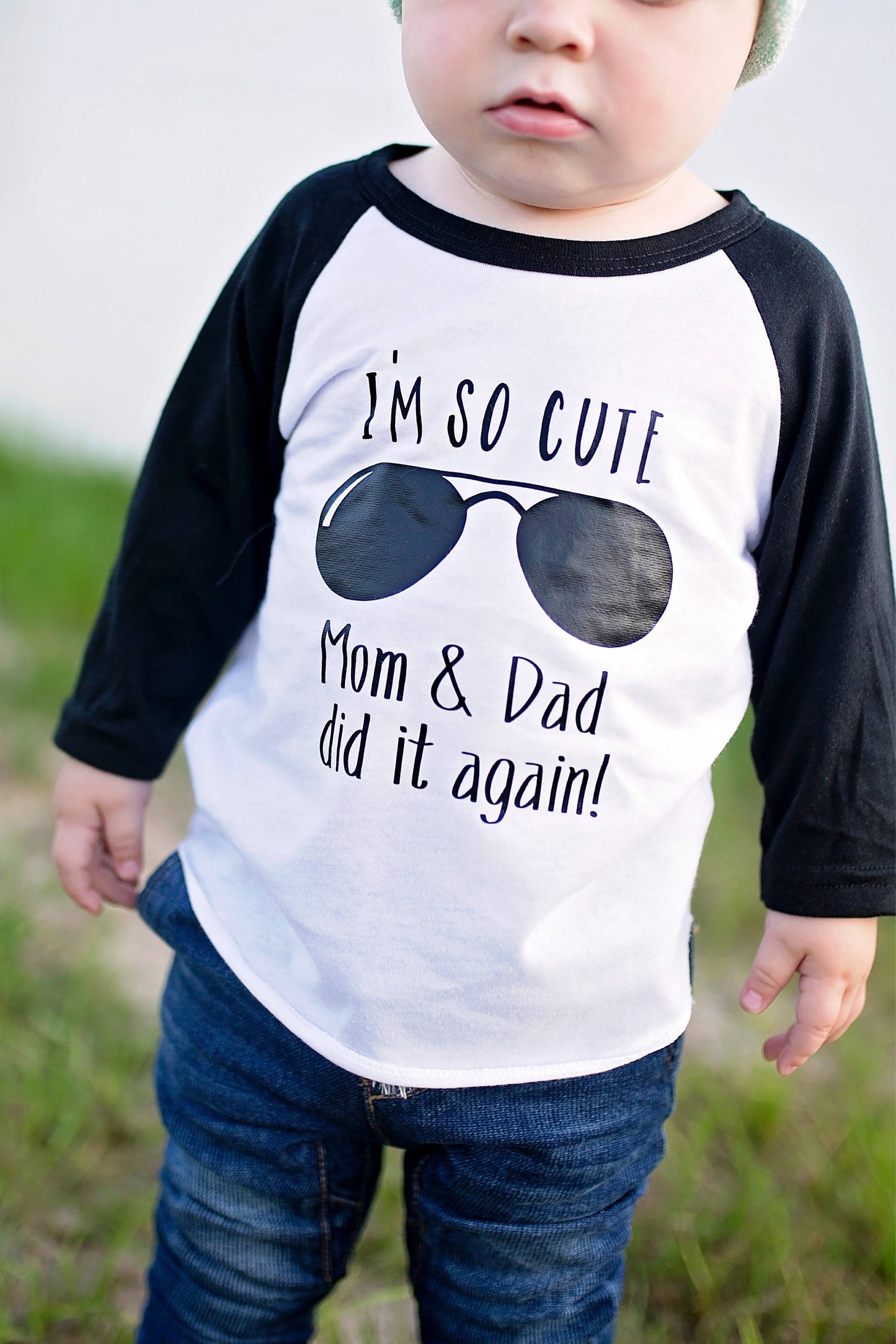 I'm So Cute Mom & Dad Did It Again! Shirt, Promoted To Big Brother Announcement Tee, Gift for New Big Bro