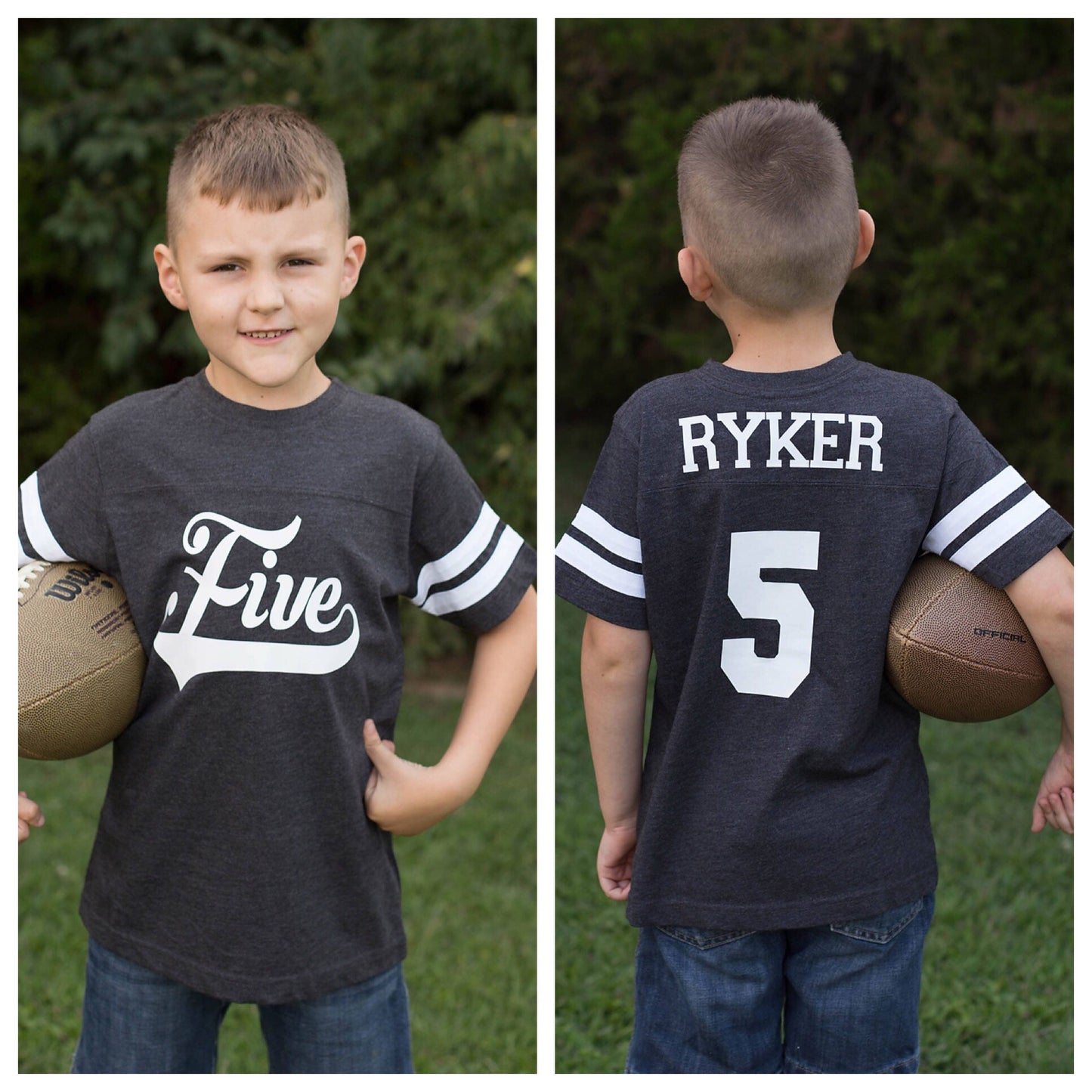 5th Birthday shirt, Football birthday shirt, Baseball Birthday Shirt, sports birthday shirt, youth football jersey, boys birthday party