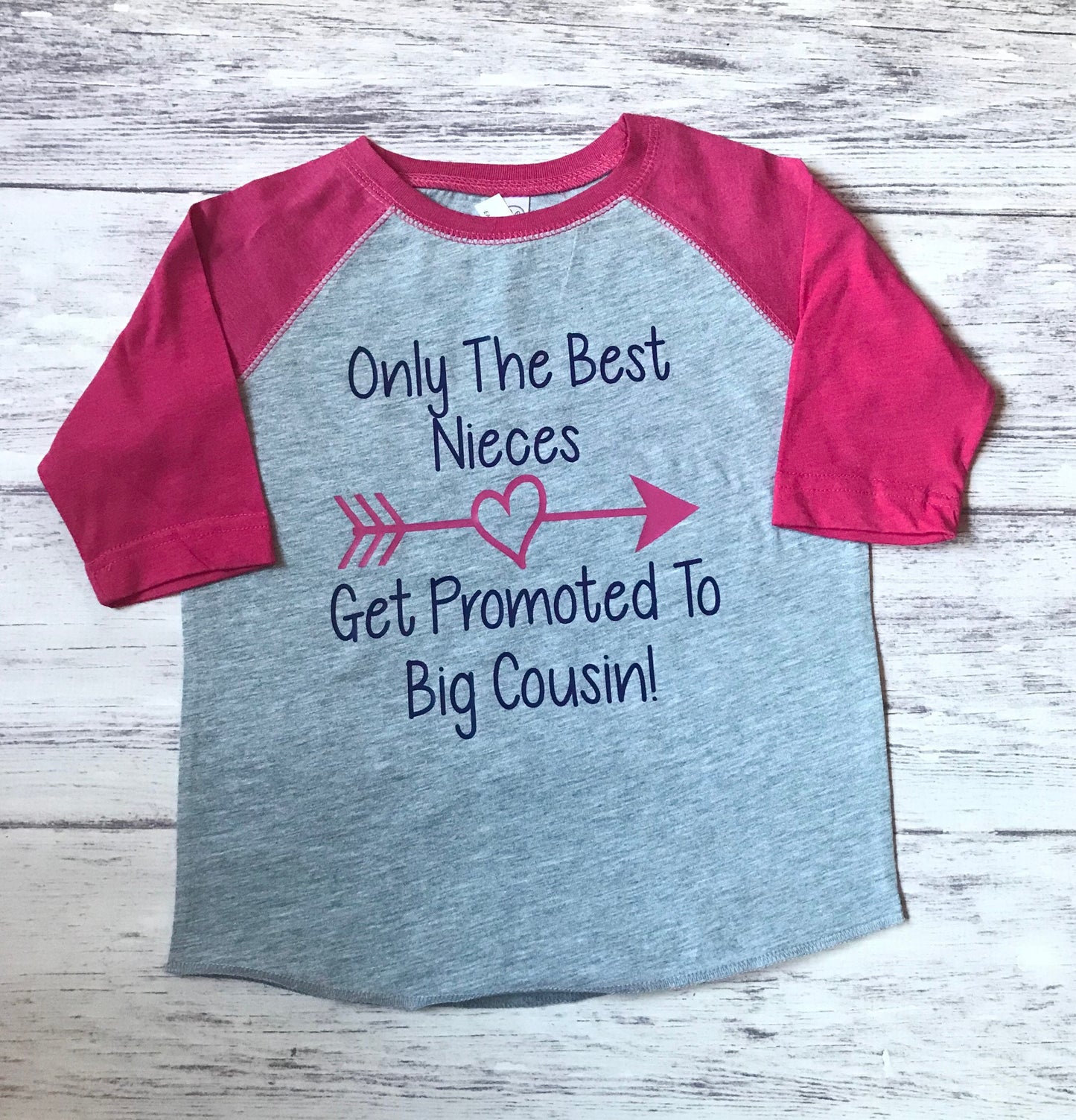 promoted to big cousin shirt