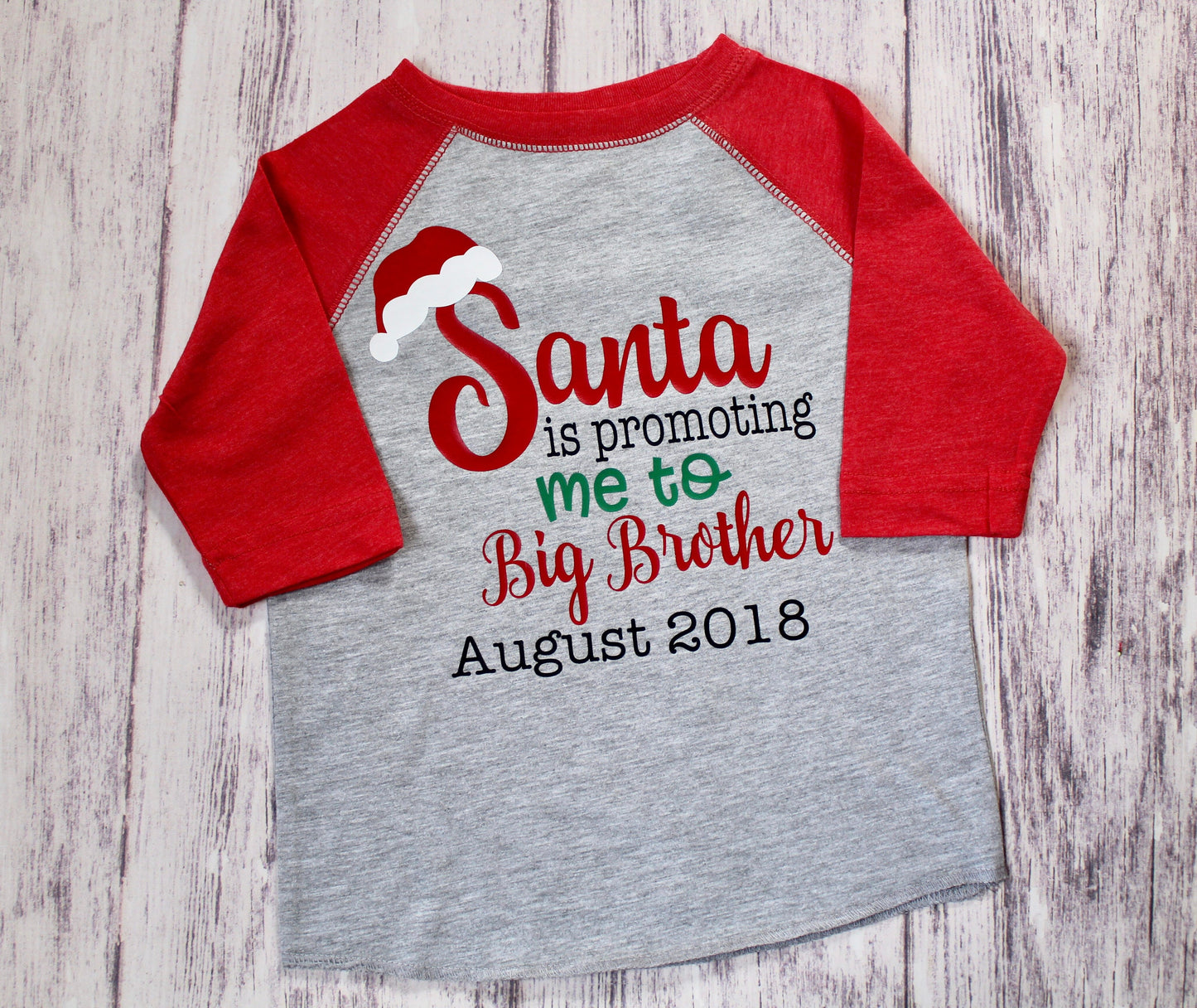 Christmas promoted to big brother shirt