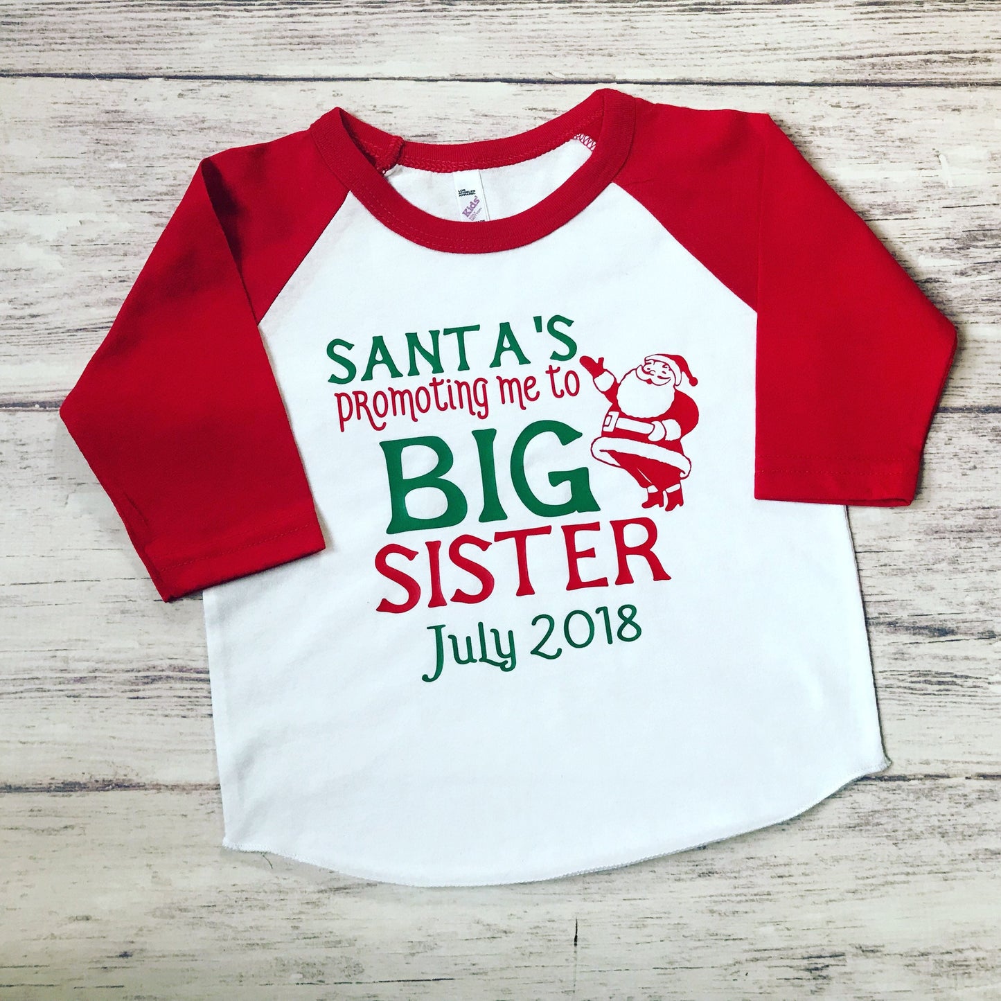 Christmas Pregnancy Announcement shirt, Promoted To Big Sister shirt, pregnancy announcement shirt, soon to be big Sister shirt