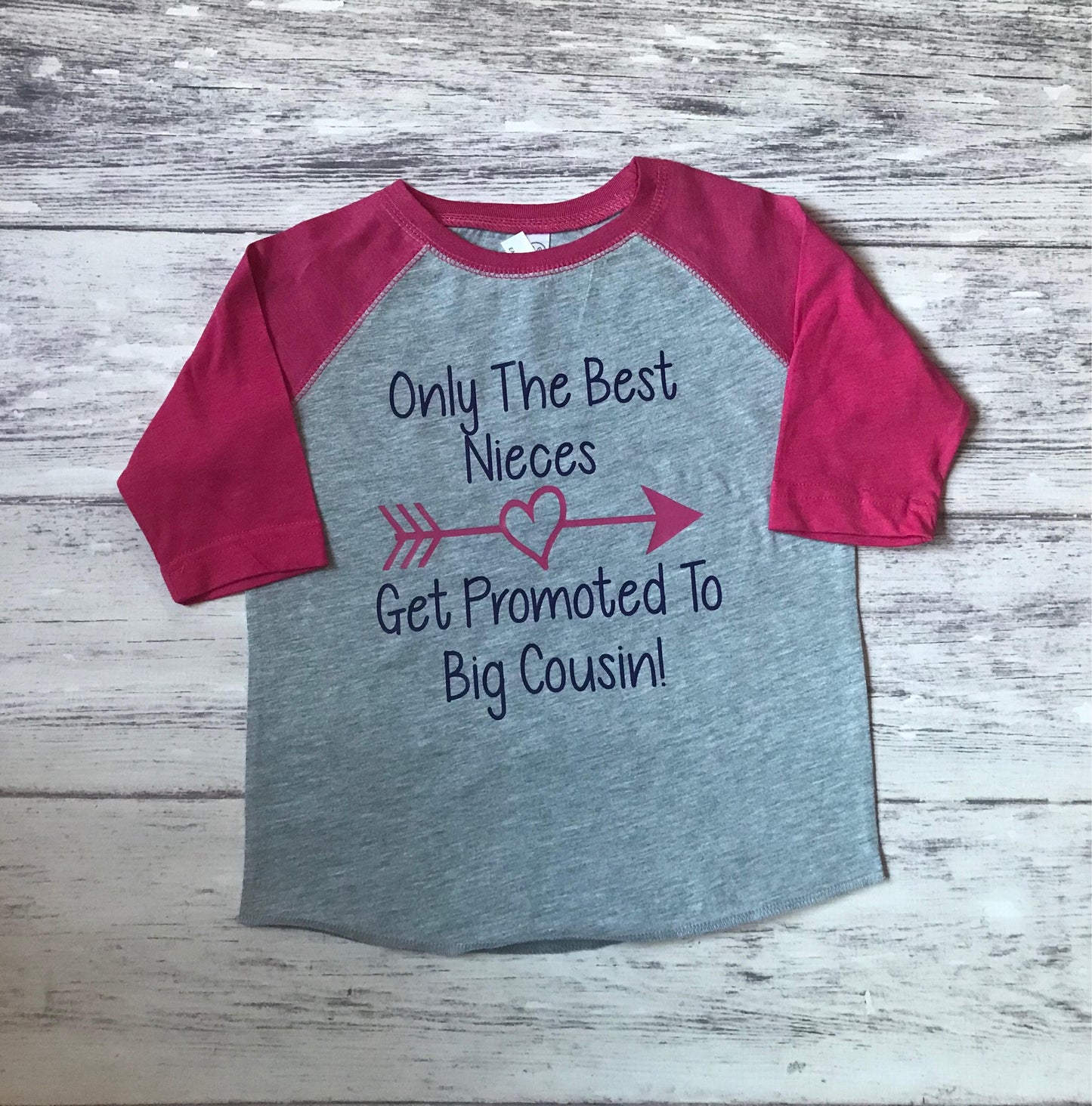 promoted to big cousin shirt