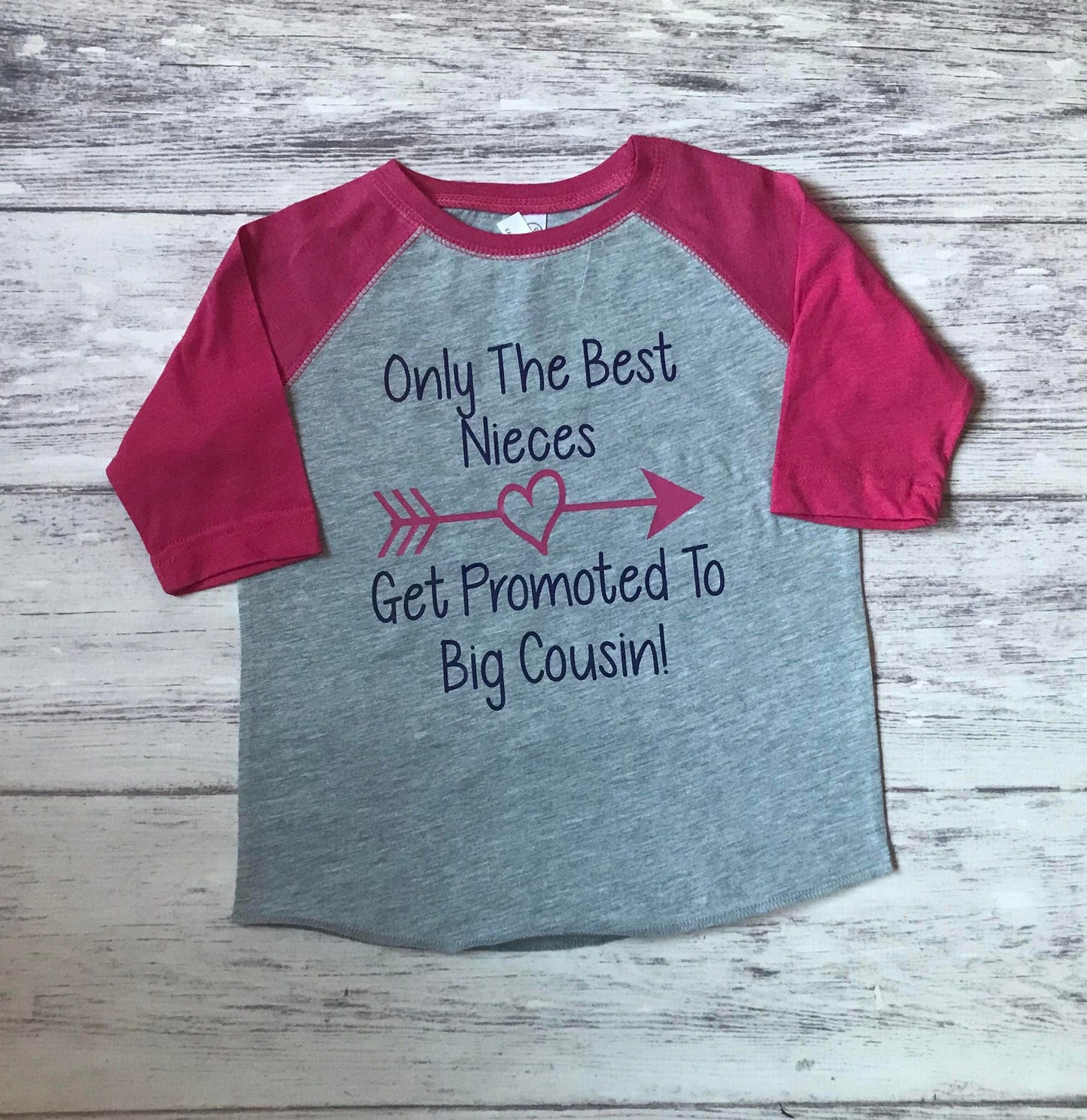 promoted to big cousin shirt