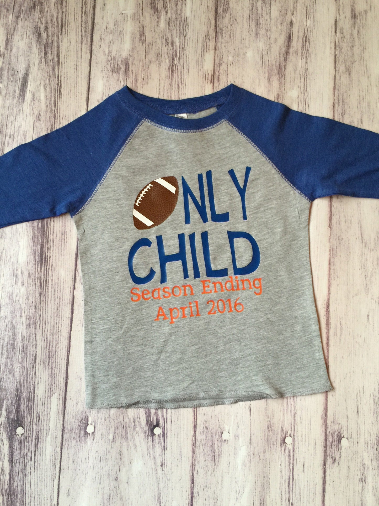 Only Child Season Ending football big brother shirt