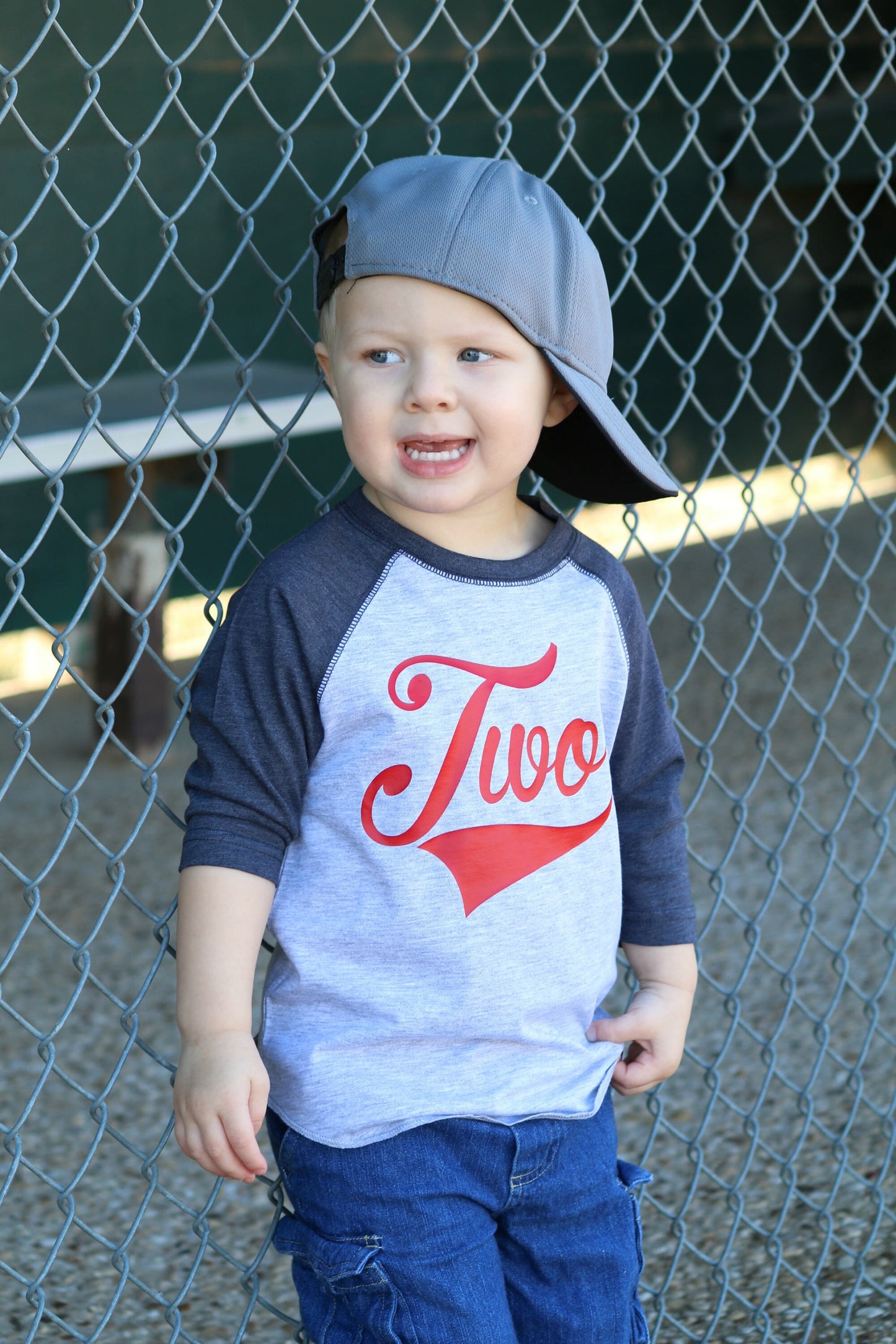 2nd Birthday Baseball Party Shirt, Gift for Two Year Old, Second Birthday Tee,, Boys Birthday T-Shirt