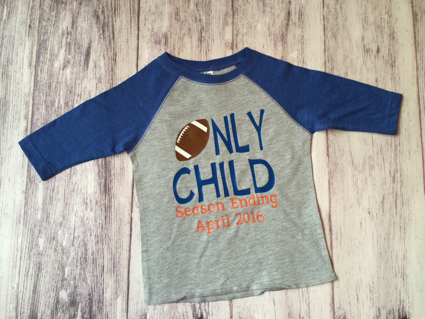 Only Child Season Ending football big brother shirt