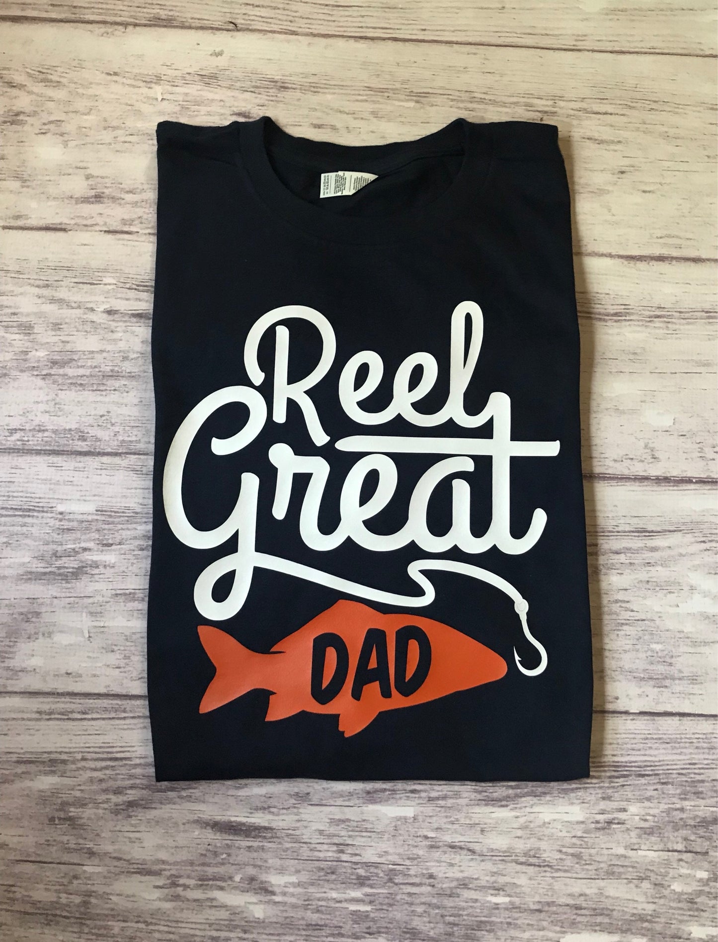 Reel Great Dad fishing shirt