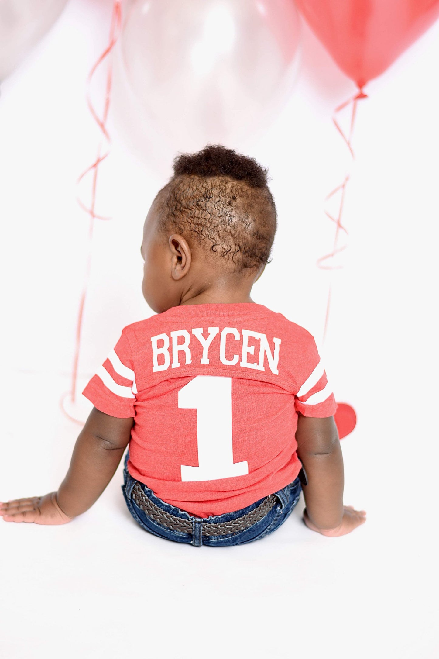 1st Birthday Football Shirt, 1 Year Down Party, Cake Smash Outfit, Gift for One Year Old, First Year Down Outfit