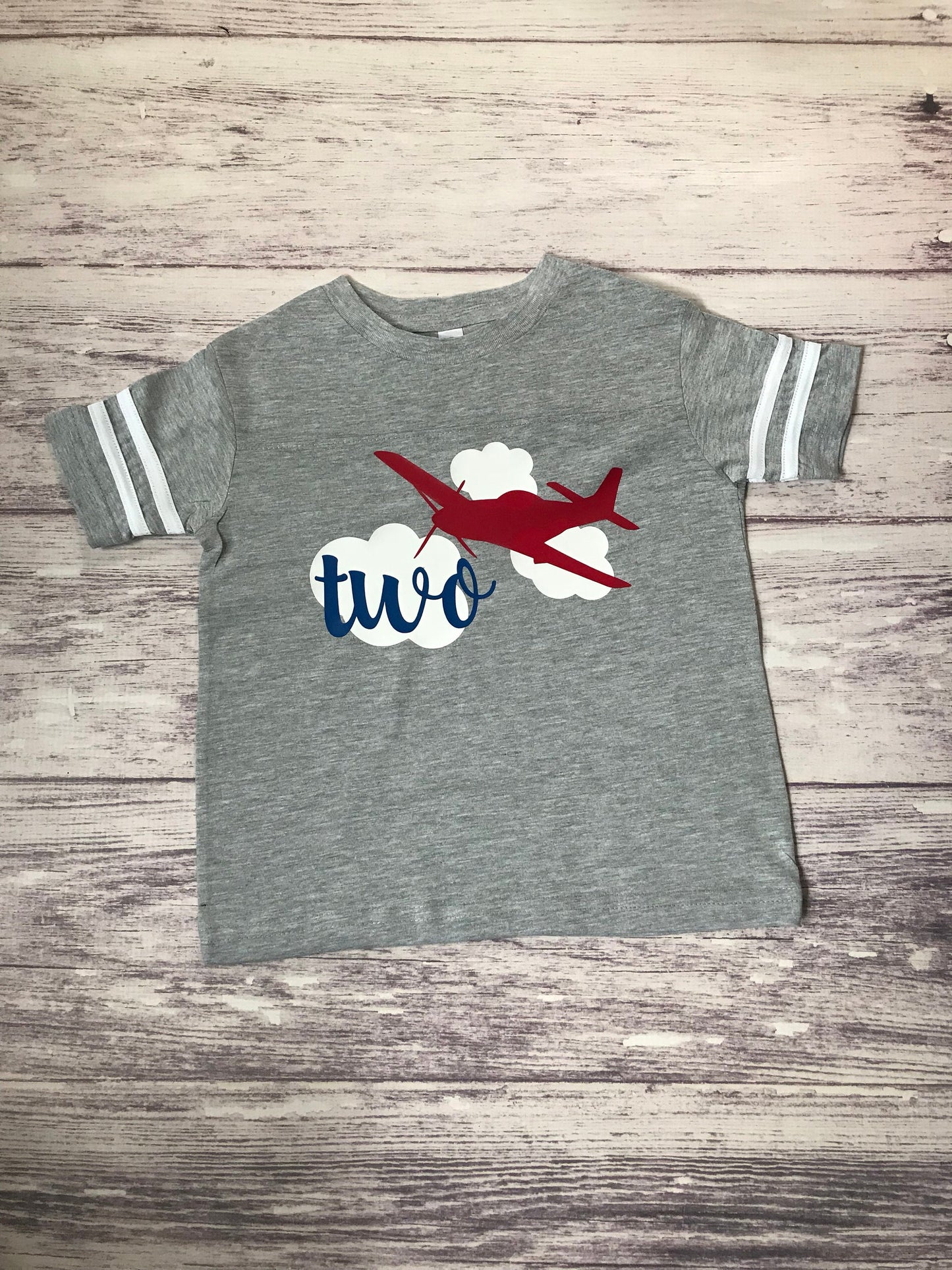 2nd Birthday airplane shirt