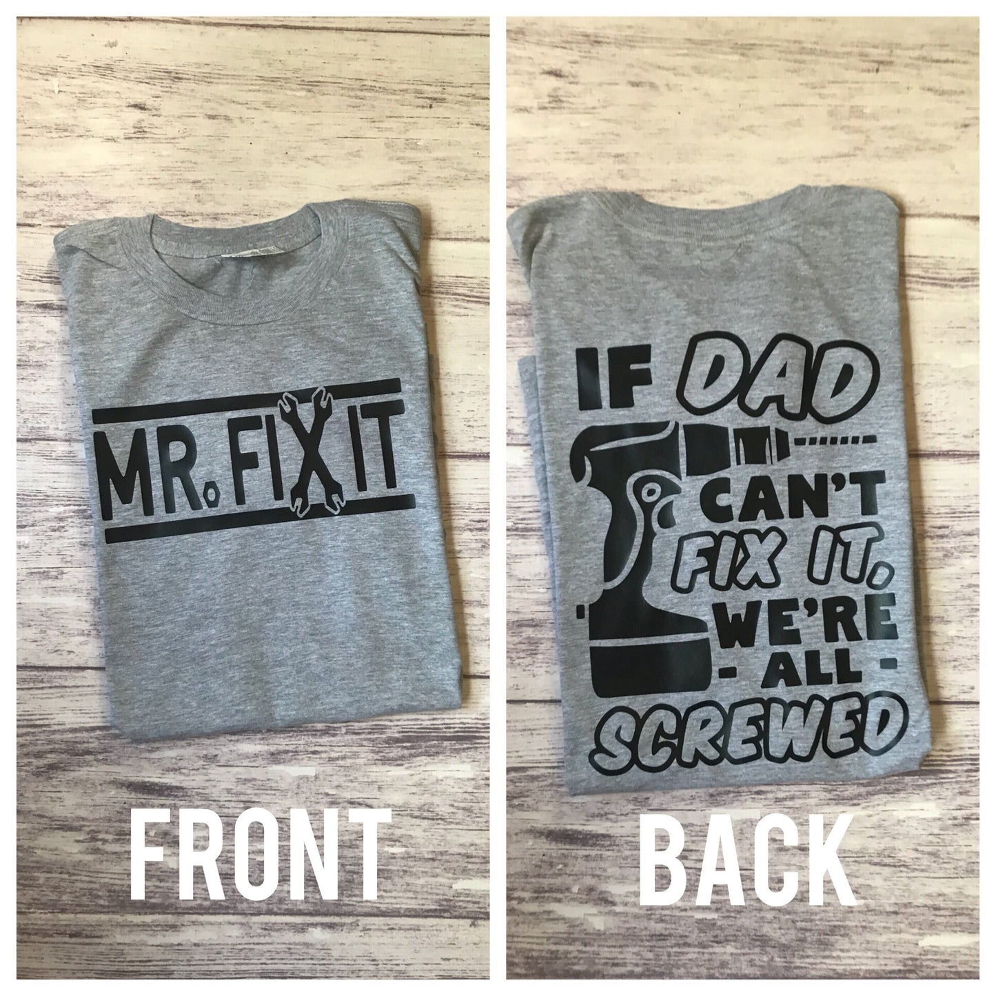 Mr Fix it shirt, Father's Day shirt, dad gift, Father's Day t-shirt, gifts for dad, dad shirts, handy dad shirt, if dad cant fix it shirt