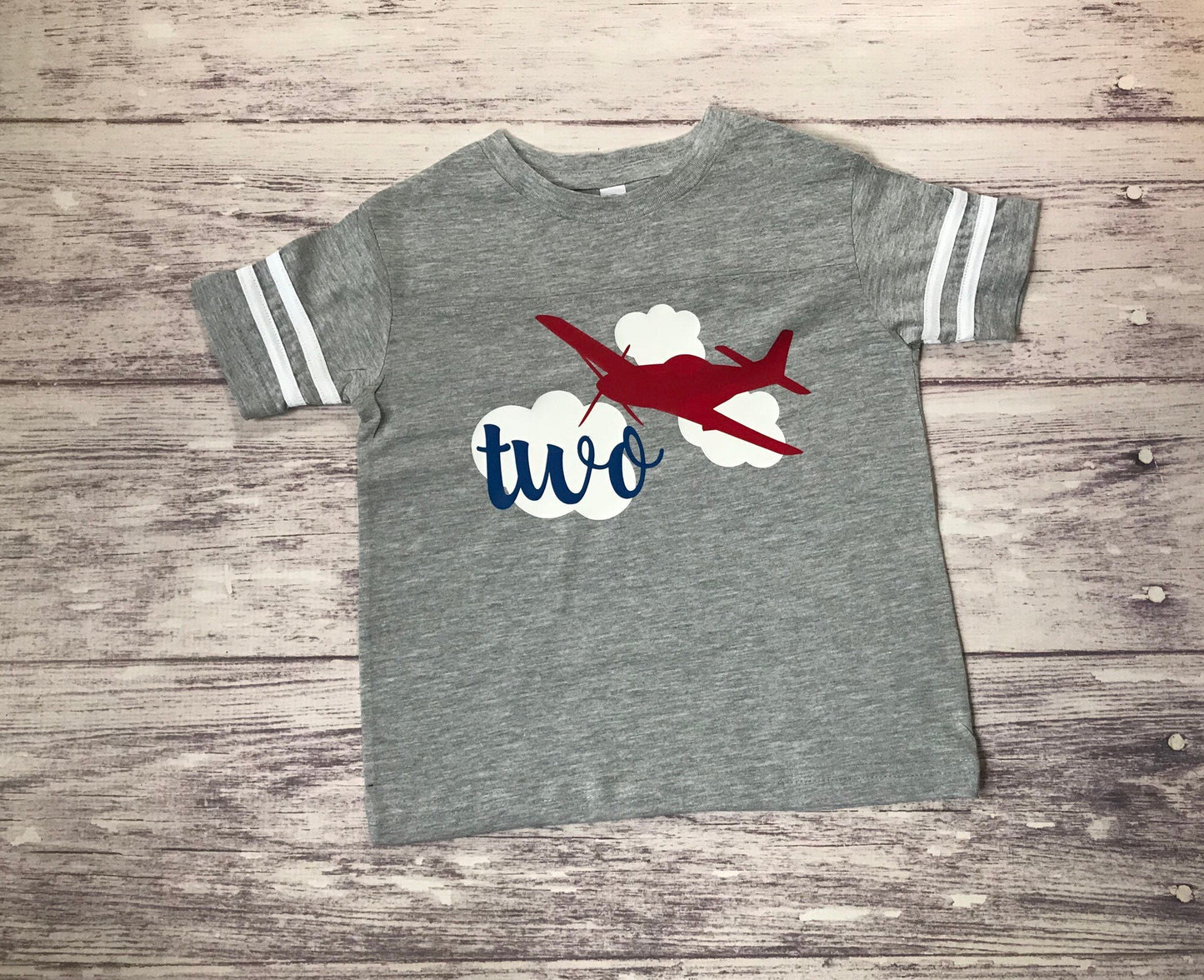 2nd Birthday airplane shirt