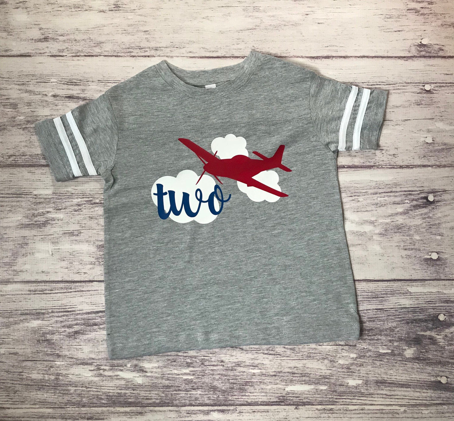 2nd Birthday airplane shirt