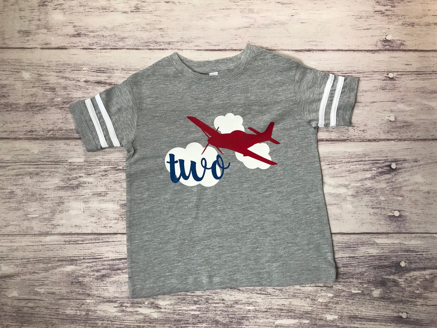 2nd Birthday airplane shirt