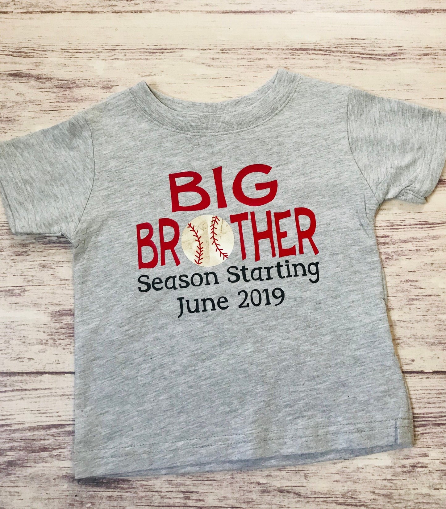 Big Brother Baseball Season Starting Shirt
