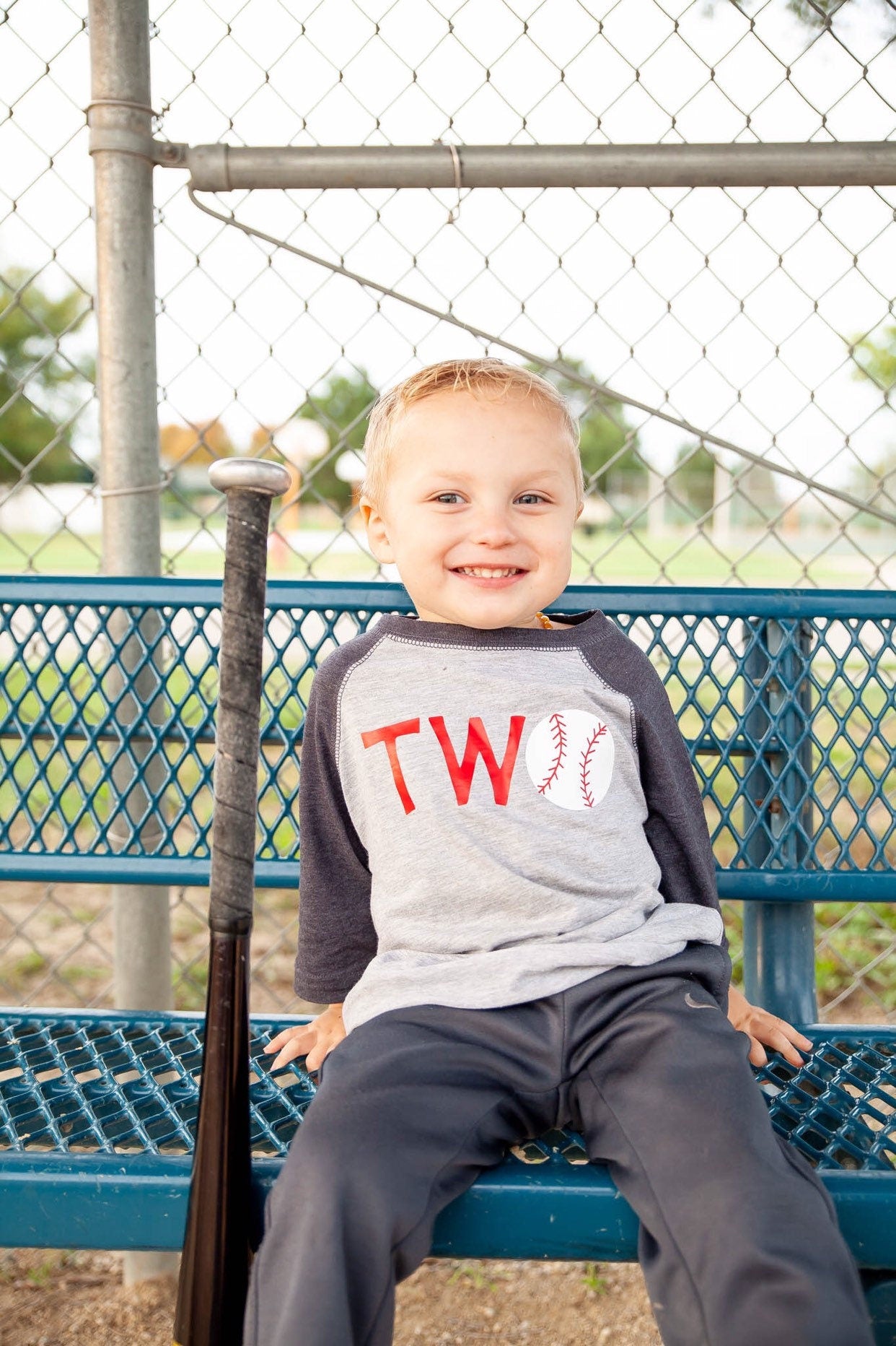 Second Birthday Baseball Jersey Tee for Boys