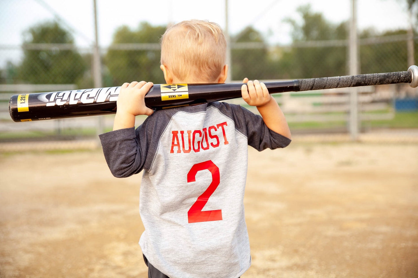 Second Birthday Baseball Jersey Tee for Boys