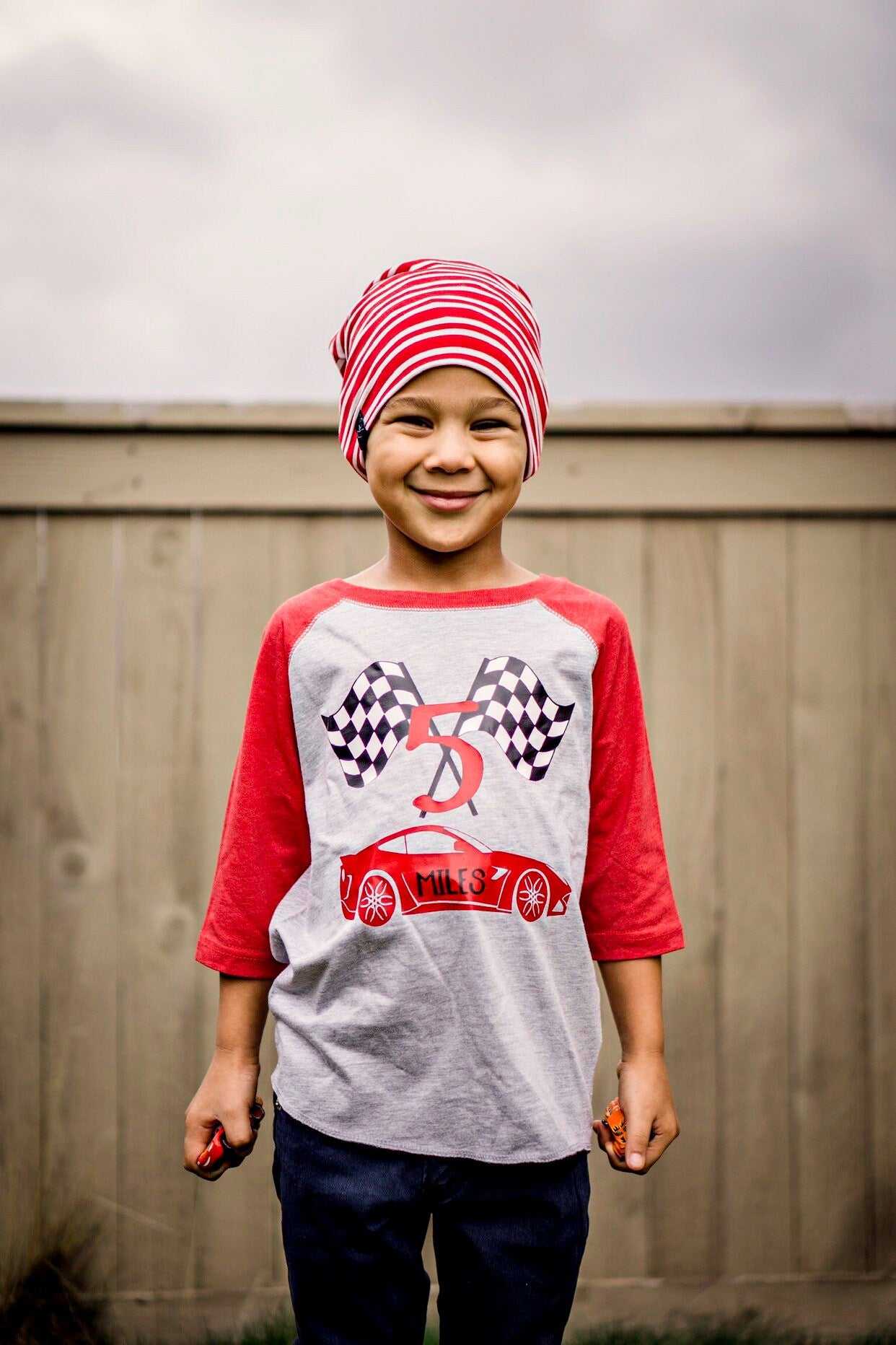 5th Birthday Race Car shirt