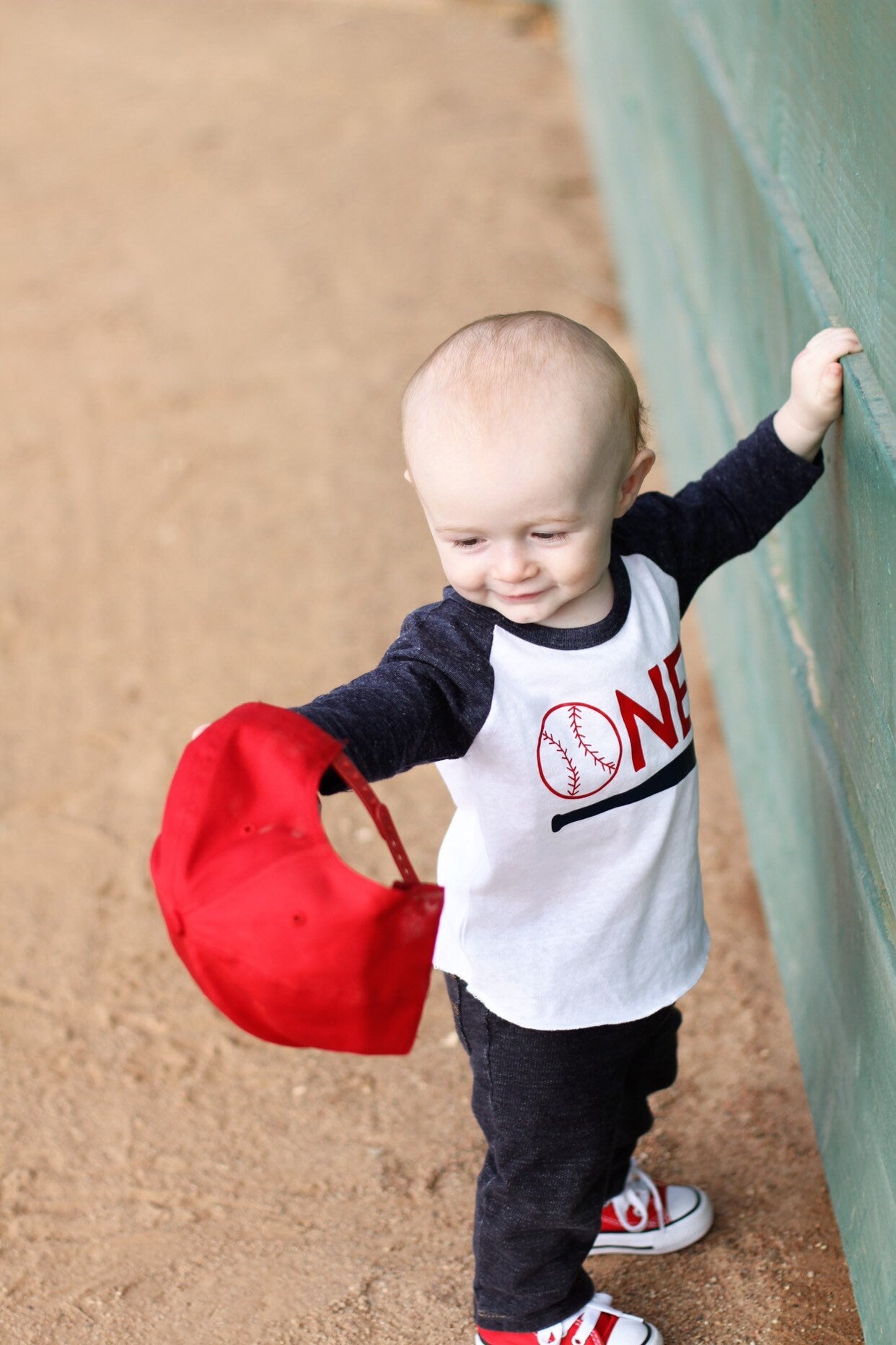 Boys Baseball 1st Birthday shirt