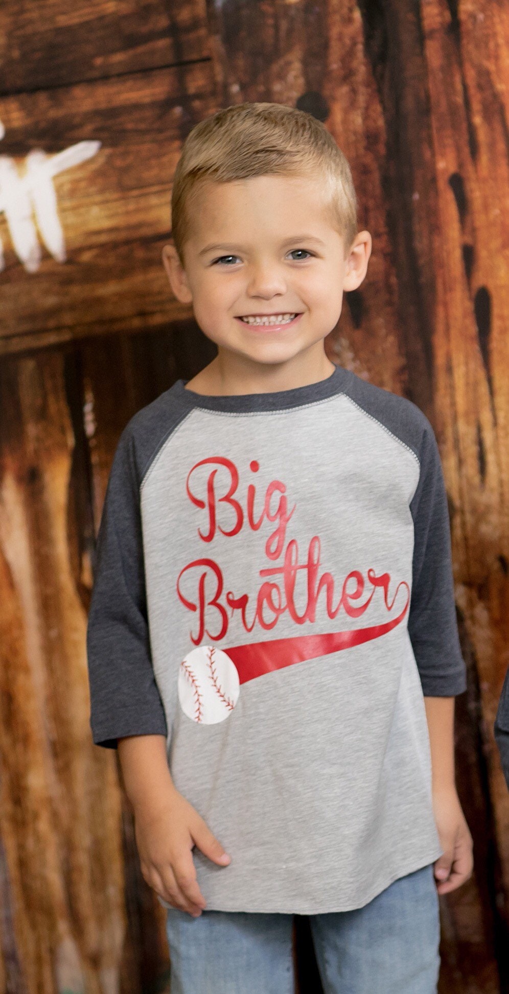 Baseball big brother shirt