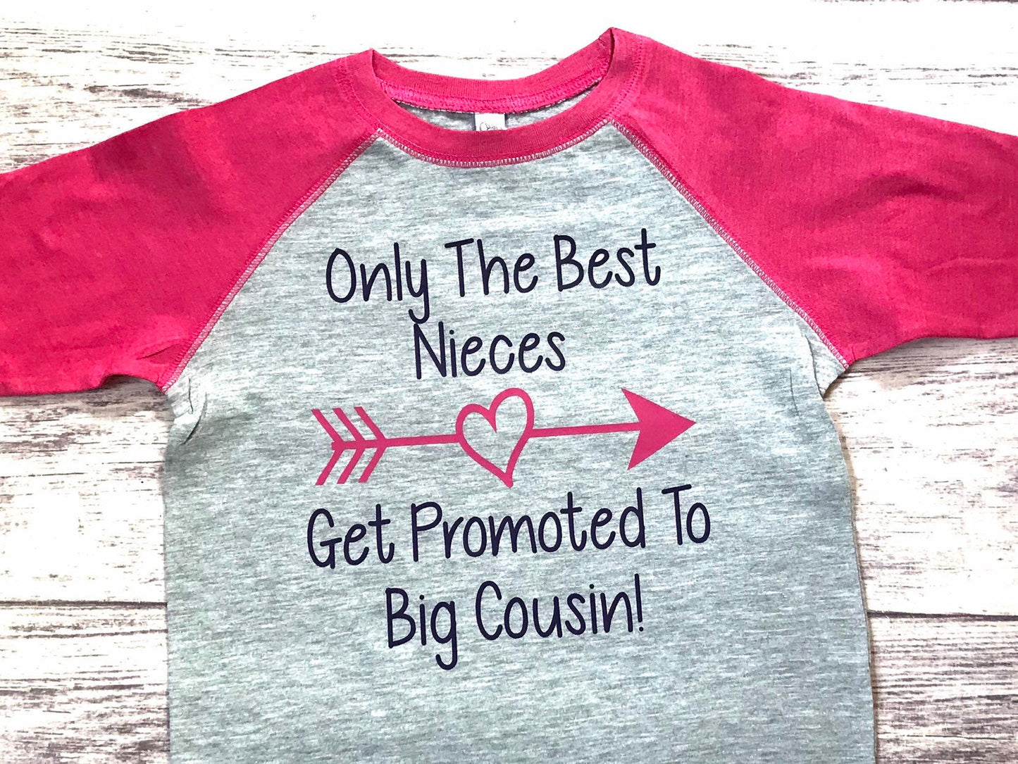 promoted to big cousin shirt