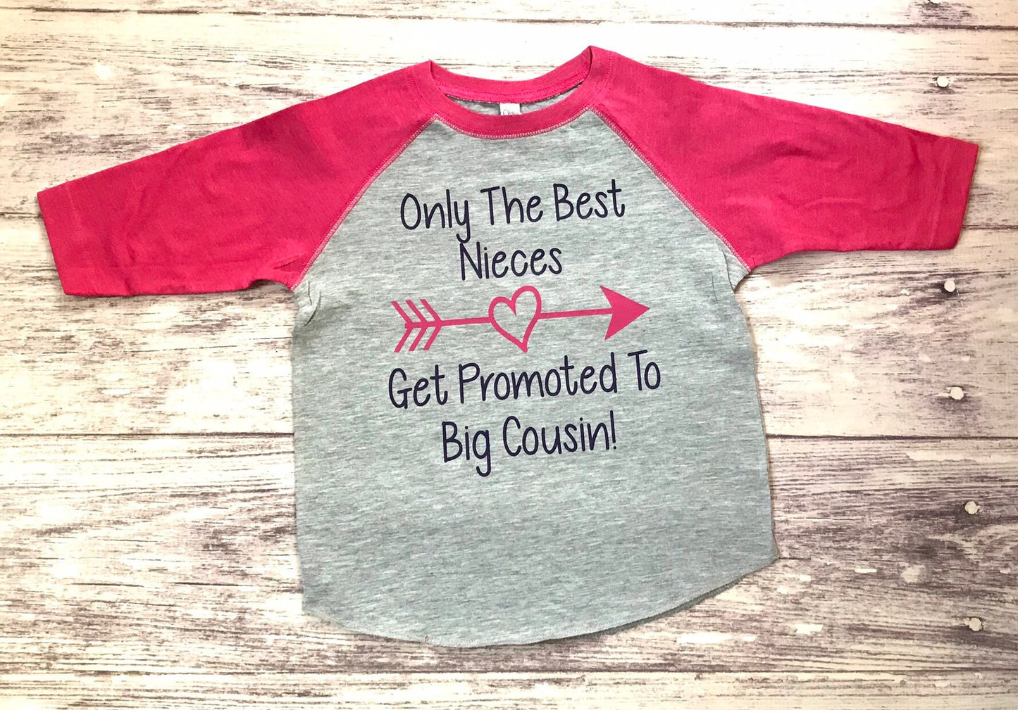 promoted to big cousin shirt
