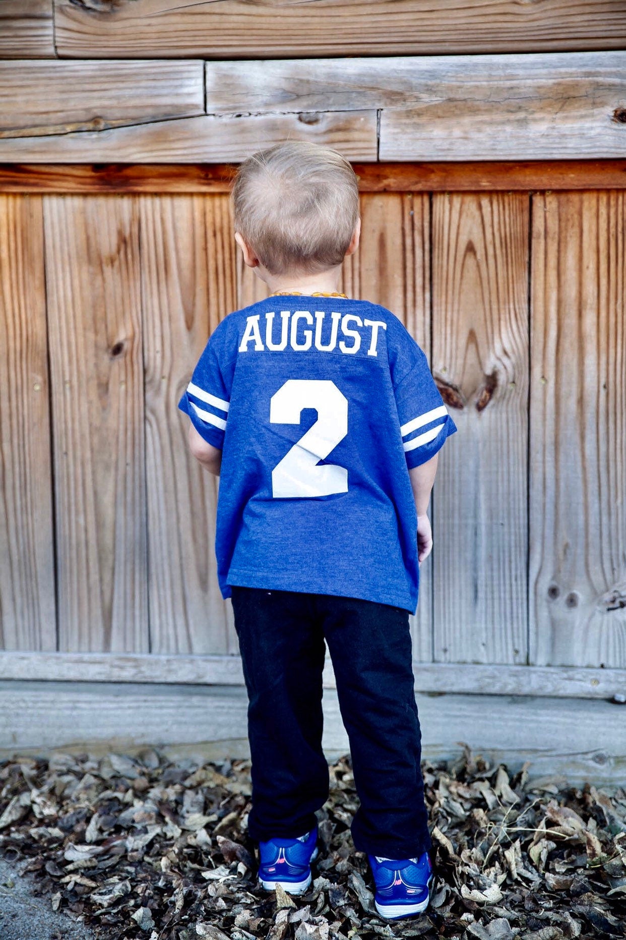 2nd Birthday Football Jersey for Toddler Boys Gift