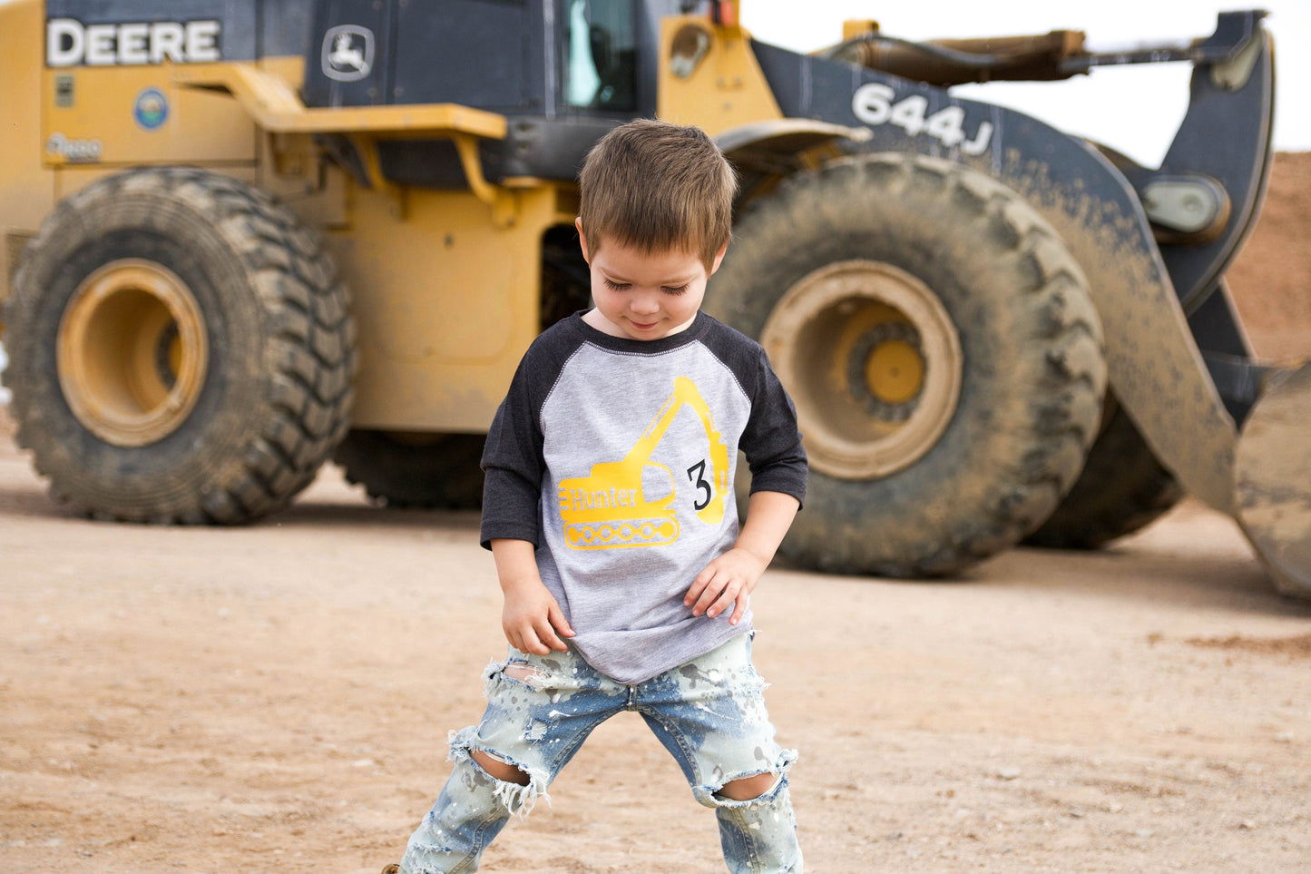 3rd Birthday Shirt, Construction Birthday, 3 Year Old Birthday Shirt, Third Birthday Shirt, Three Year Old Construction Party Tee
