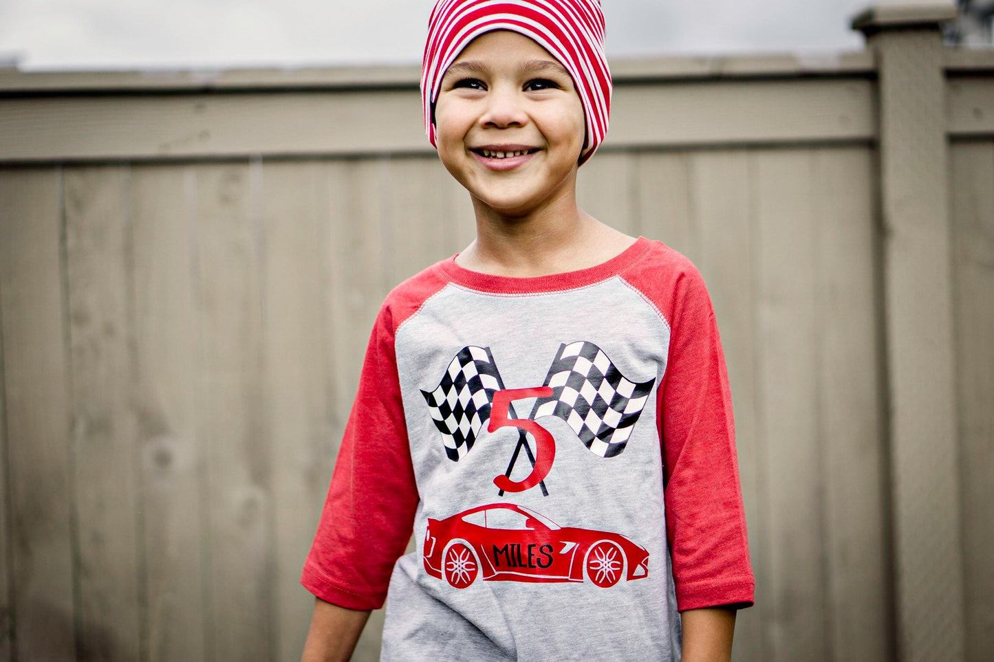 5th Birthday Race Car shirt