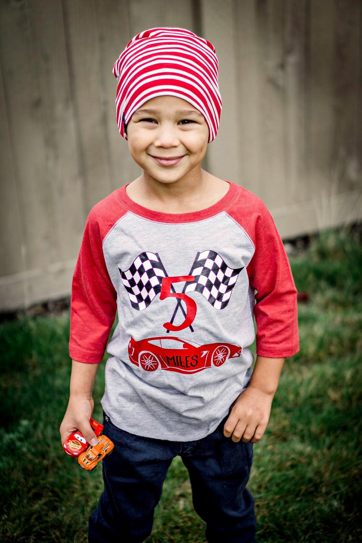 5th Birthday Race Car shirt