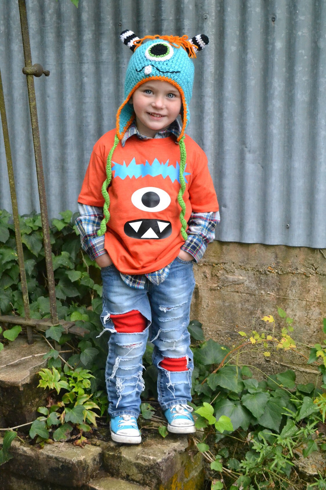 Boys Monster 3rd Birthday monster shirt