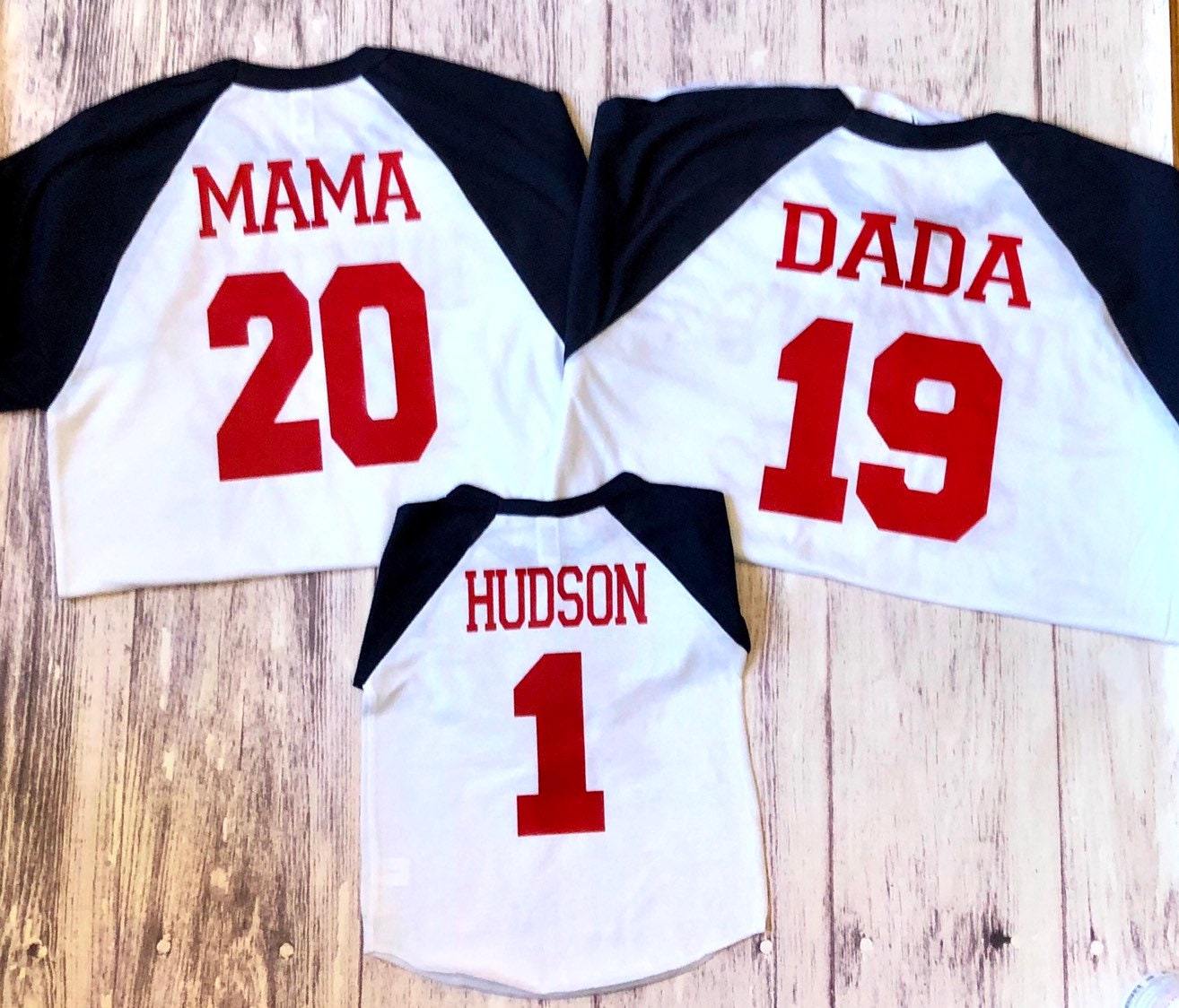 Rookie of the Year 1st Birthday Family Baseball Shirts, Mom and Dad Rookie of the Year Shirts
