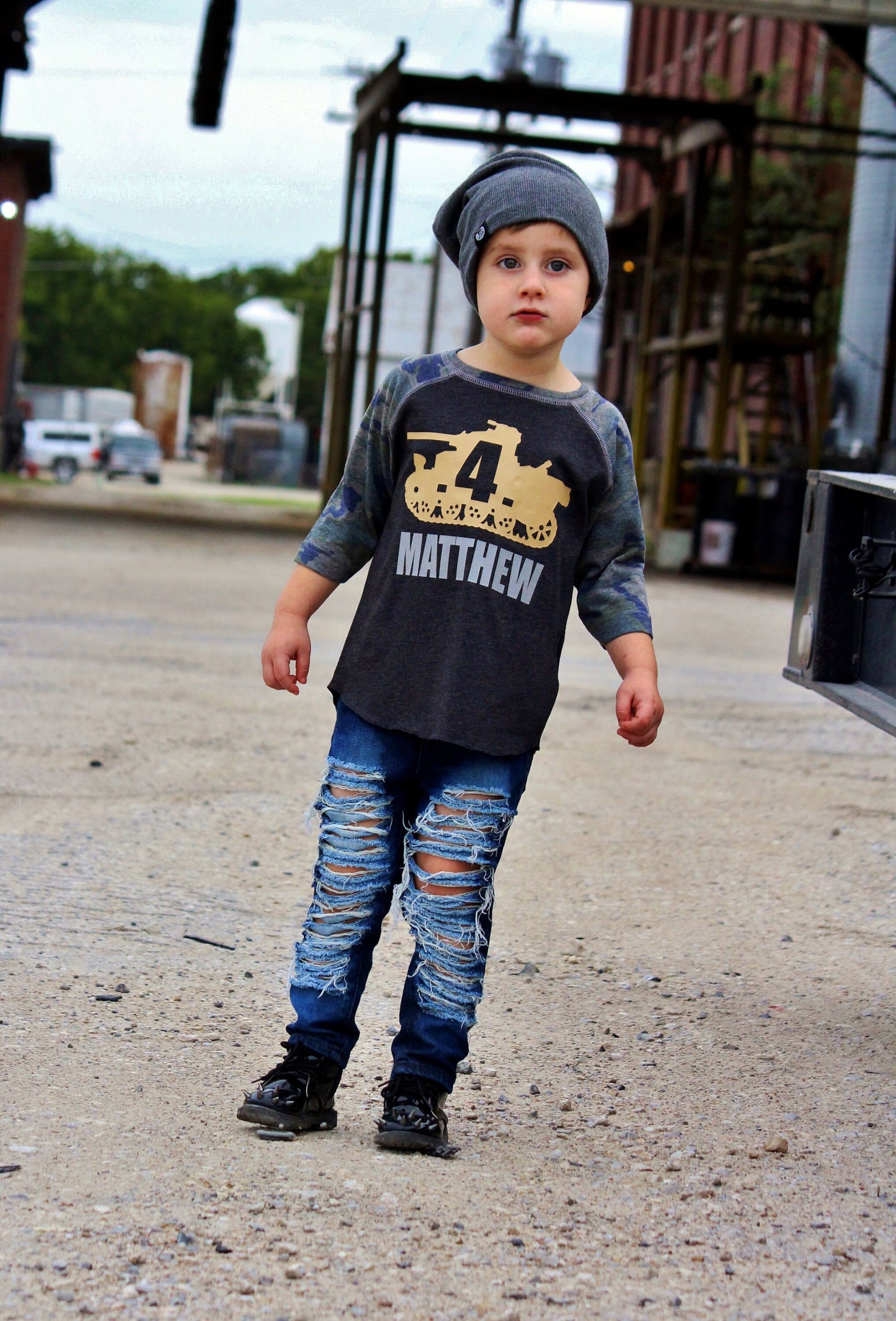 4th Birthday Army Men Tank shirt