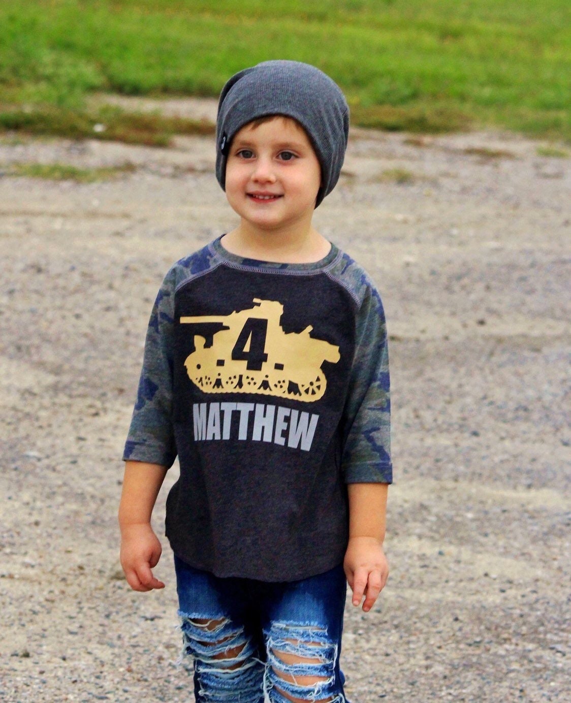 4th Birthday Army Men Tank shirt