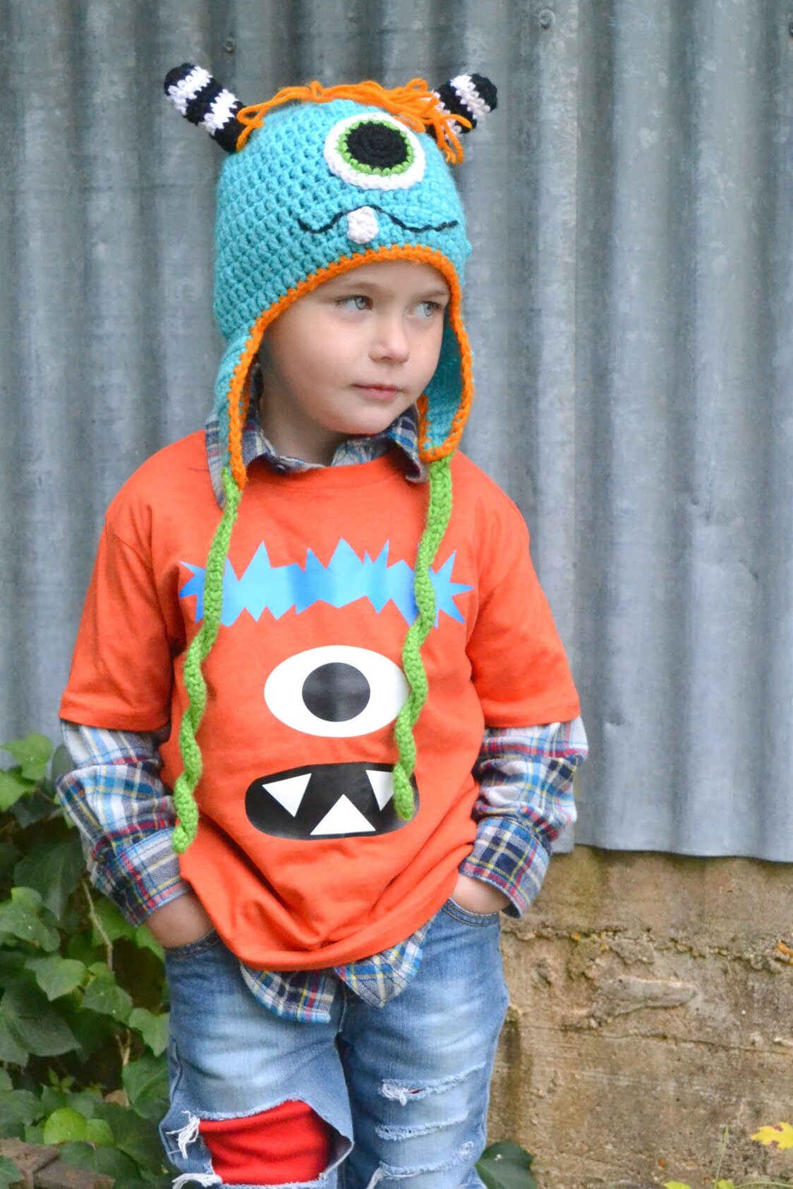Boys Monster 3rd Birthday monster shirt