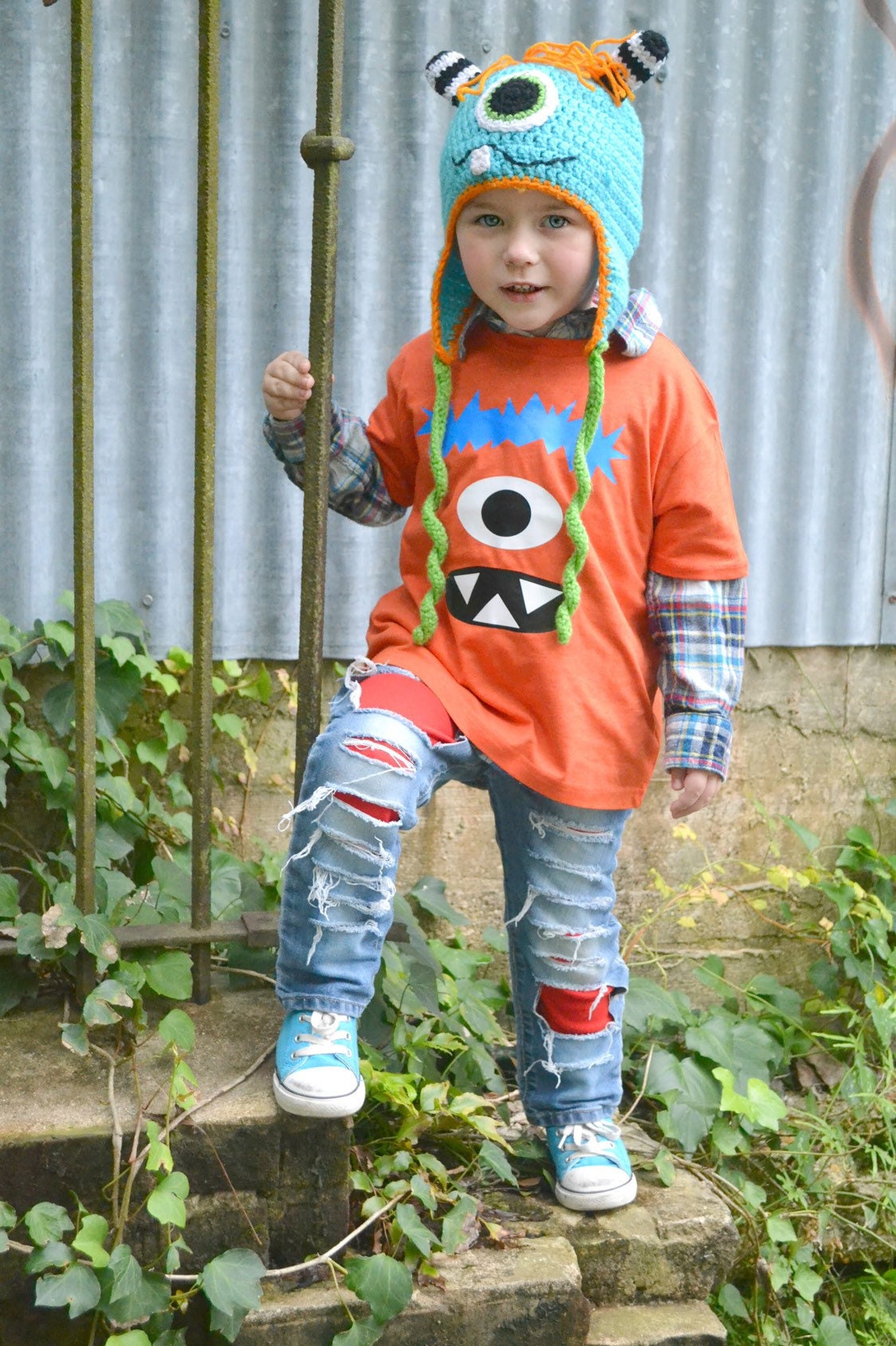 Boys Monster 3rd Birthday monster shirt