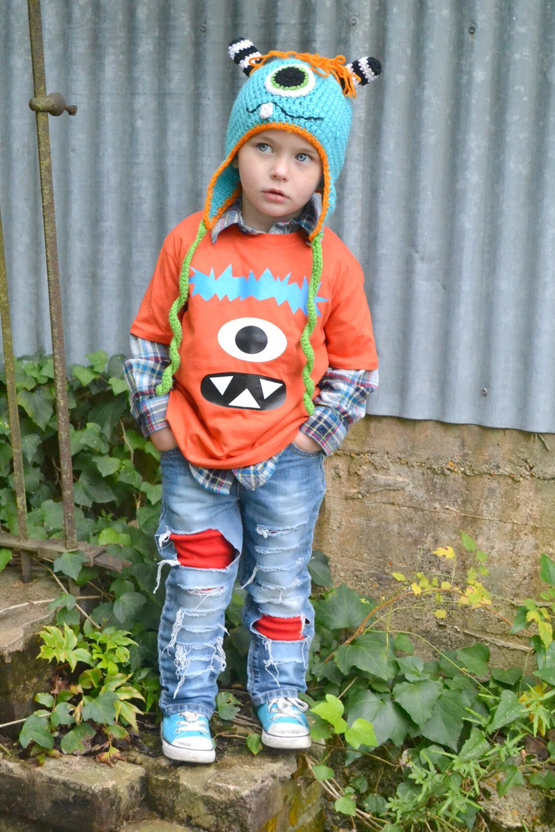 Boys Monster 3rd Birthday monster shirt