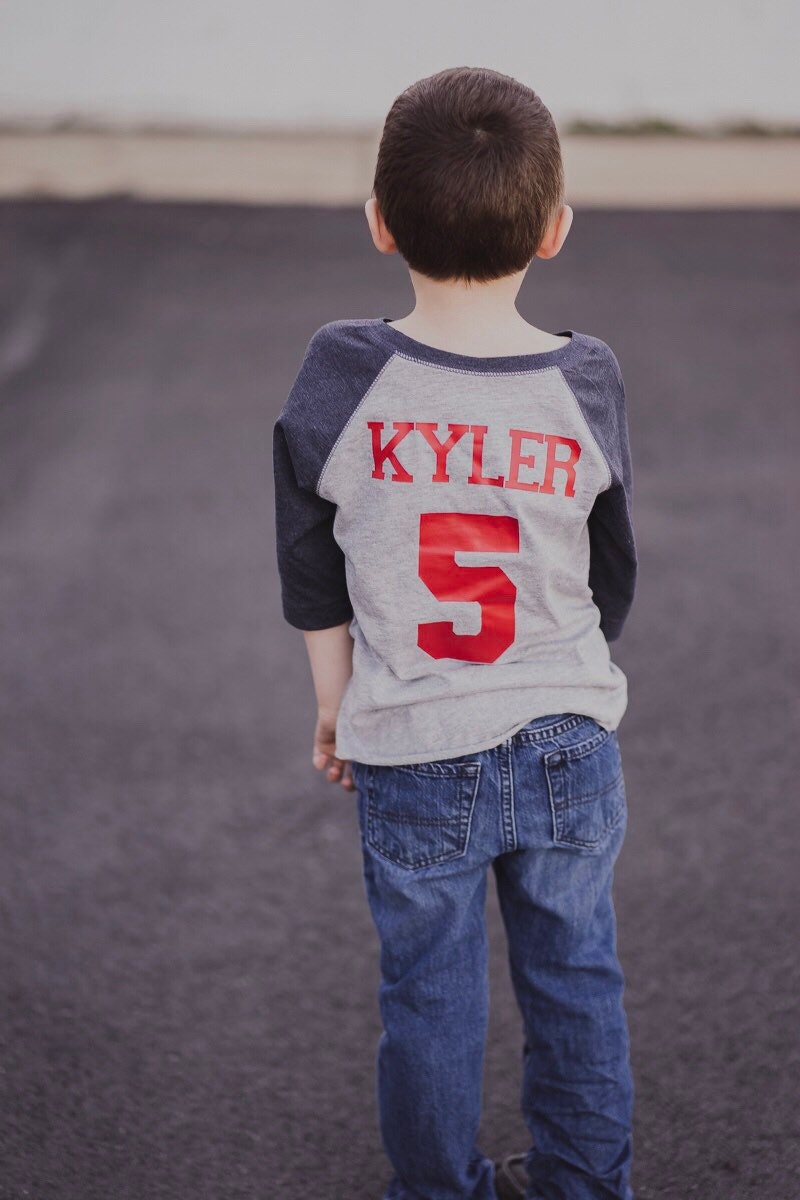 5th birthday Baseball shirt