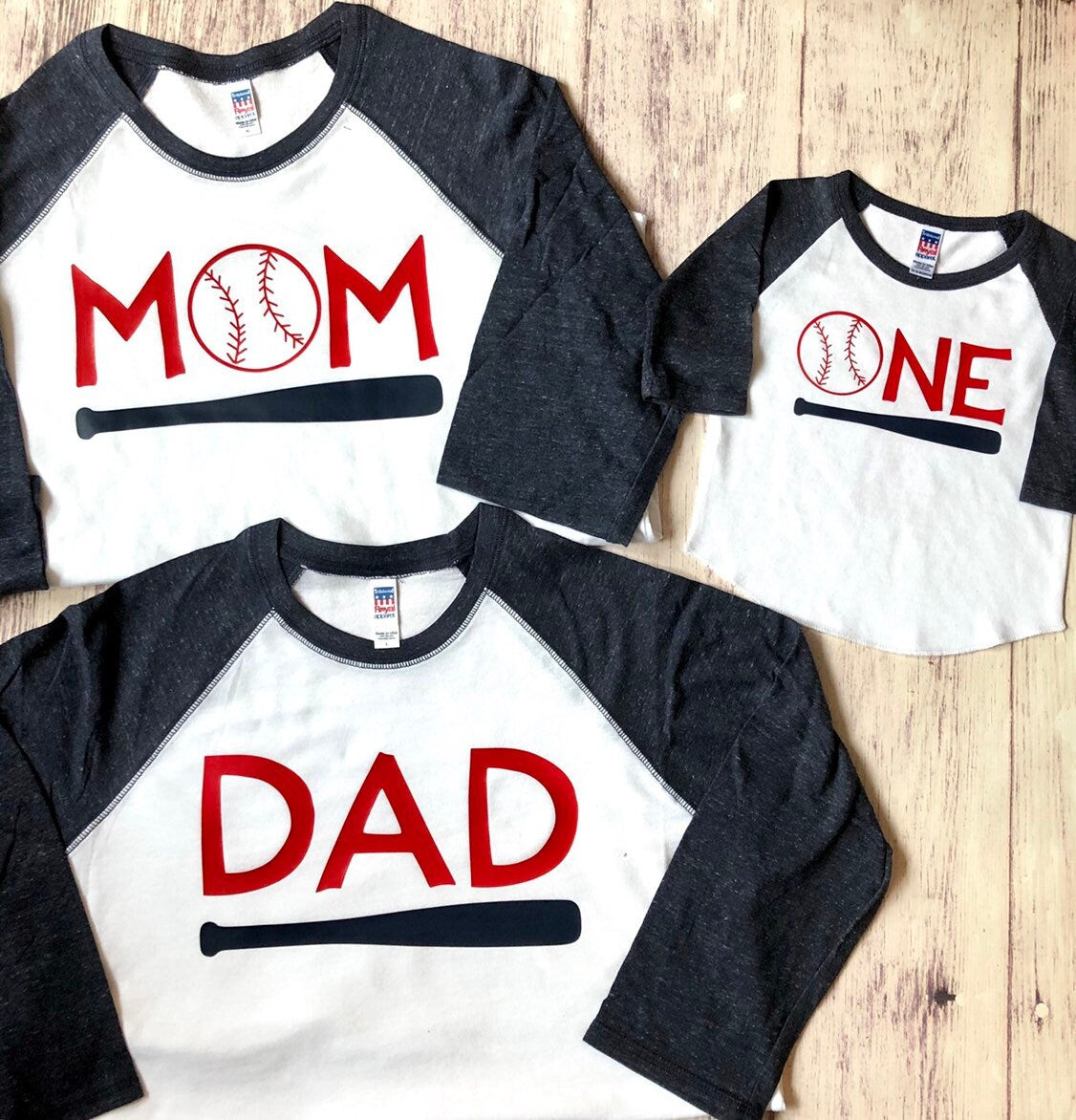 Baseball Family 1st birthday shirts, First Birthday Family Shirts, Customizable Family Birthday Party Shirts